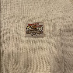 VTG 90s Indiana Jones Adventure Wear Creme / Tan Waffle Knit Cotton Made In USA