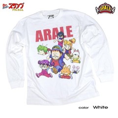 Dr Slump Suppaman and Nikochan Long Sleeve Tee