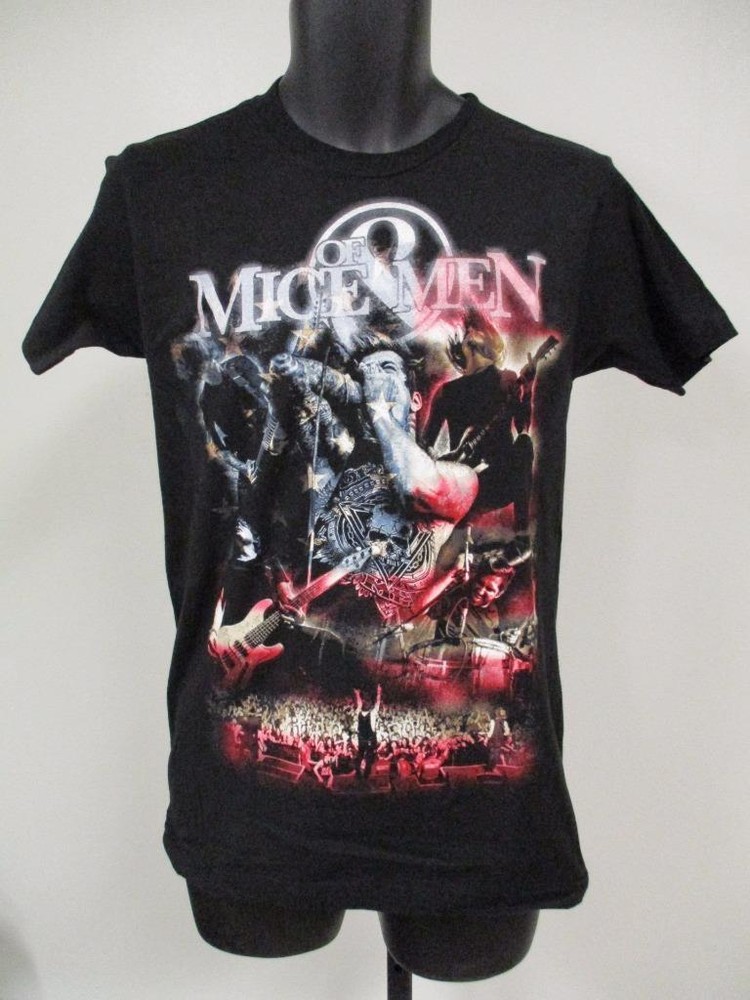 New Of Mice & Men Adult Mens Sizes S-M-L Band 2014 Concert Shirt