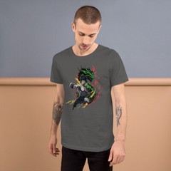Bruce Lee Anime Dragon Unisex t-shirt