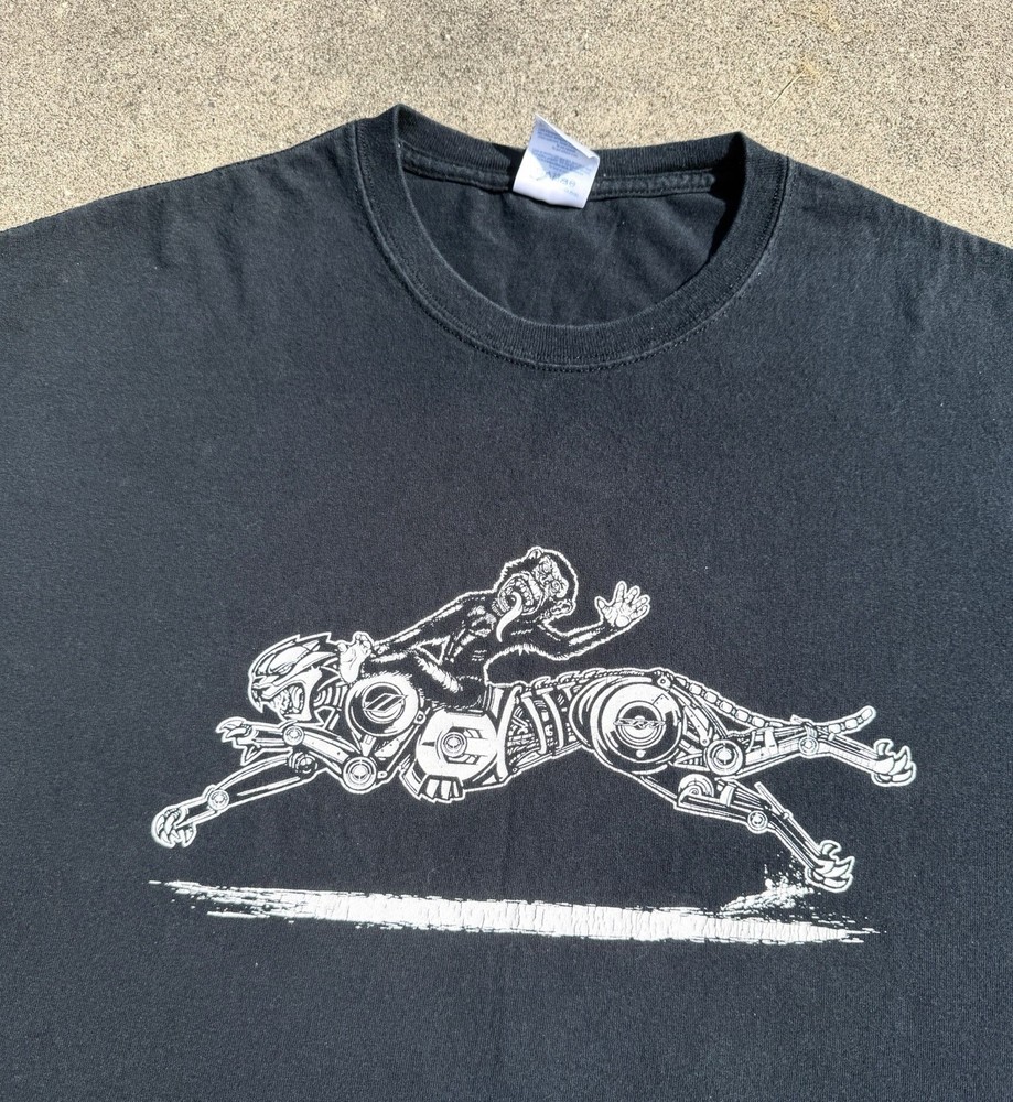 Vintage 00s Dodge Hellcat Racing Auto Promo T-Shirt Size 2XL Gas Monkey Garage