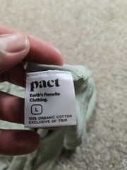 Pact Shirt Mens Large Green Long Sleeve Organic Cotton Pullover Casual