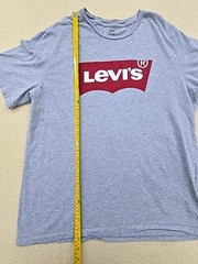 Levi’s Men’s T-Shirt Size XL Gray Cotton Crew Neck Short Sleeve