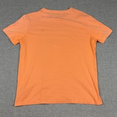 Polo Ralph Lauren Shirt Mens L Orange Crewneck Tagless Logo Tee Cotton Jersey