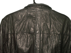 Men’s All Saints LORRIMER LEATHER SHIRT jacket overshirt XL (ref69)