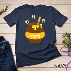 Honey Pot Cute Bee Buzzing Beehive Flying Funny Beekeeping Unisex T-shirt