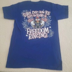 Buc-ees SM. Can’t Hear You Freedom Ringing Patriotic 4th July T-Shirt 250yr
