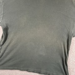 Vintage GAP Ribbed Knit T-Shirt Mens Large Green 90’s Y2K Cotton Basics Blank