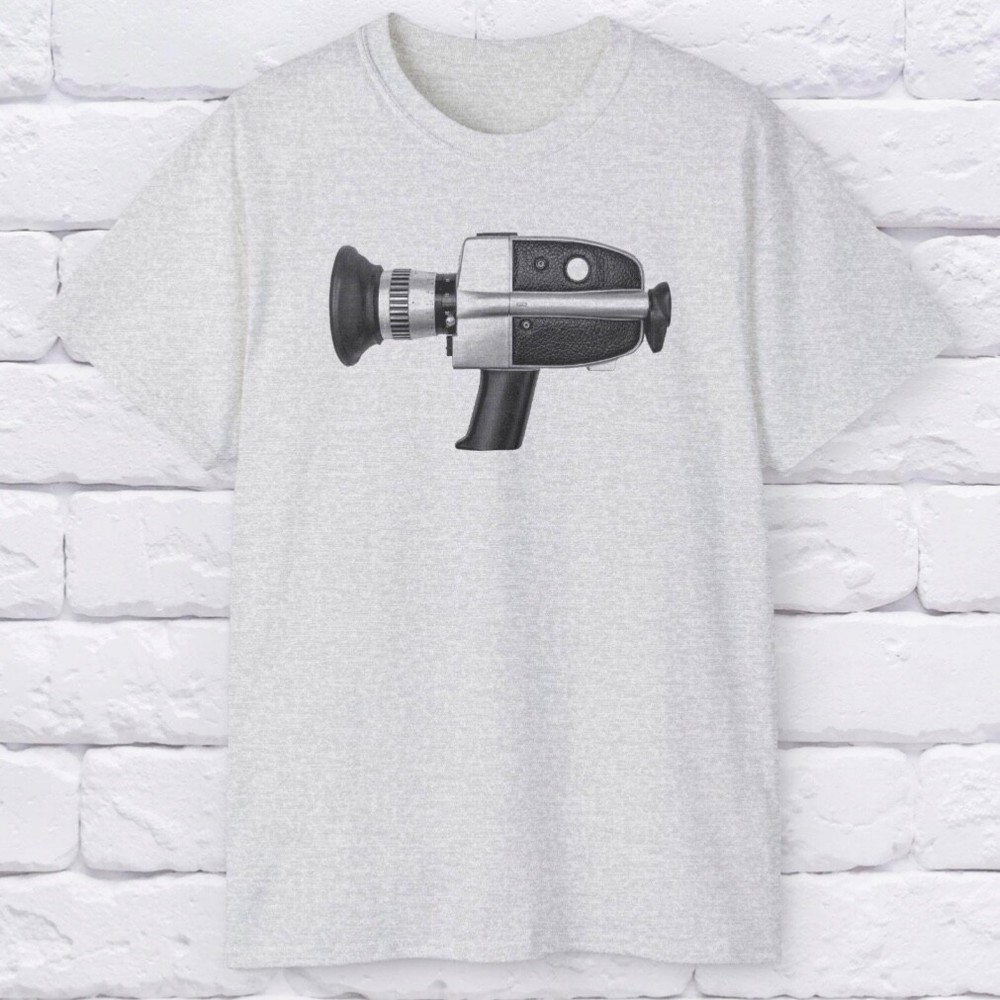 8mm Camera Shirt, Retro Camera Tee, Vintage Photography Lover Shirt