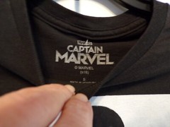 New Marvel – Captain Marvel Nick Fury Black T-Shirt With Tags Various Sizes