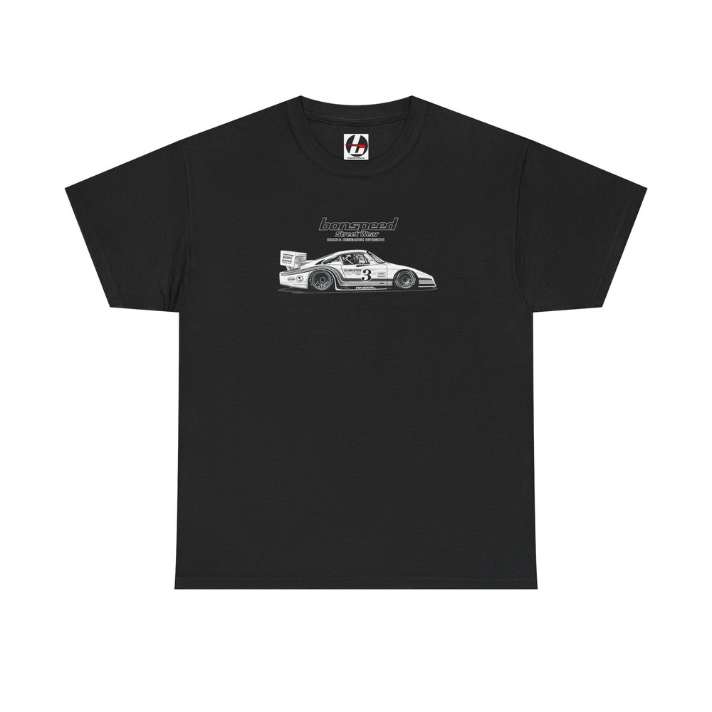bonspeed Street Wear Race & Research Vintage Porsche Motorsport Graphic T-Shirt