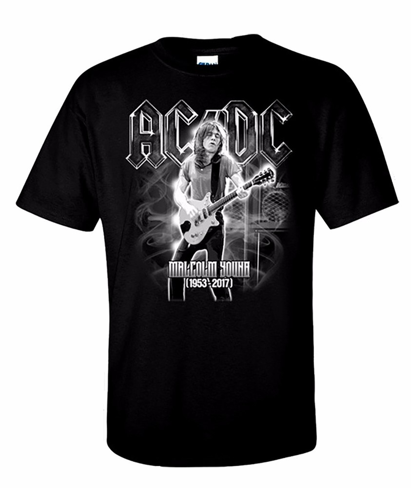 Malcolm Young AC/DC Tribute T Shirt Adult Sizes Small-6XL FREE SHIPPING