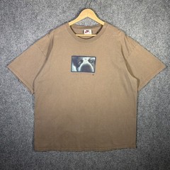 Vintage Nike ACG Shirt Mens XL Brown 90s All Conditions Gear Nature Art Dog RARE