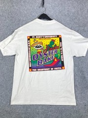 Hanes San Antonio Fiesta Clambake T-Shirt Mens L White Cotton 2003 Vintage