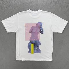 Pastelle T Shirt Mens Medium M White Ellex Roman Statue Logo Streetwear Tee