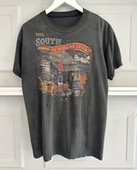 Vintage 3D Emblem Harley Davidson “The South Is Where It’s At “ T-shirt