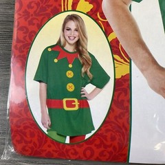 Elf Amscan Adult XL Novelty T-Shirt Unisex Short Sleeve Crew Neck Christmas