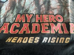 My Hero Academia Shirt Mens XSmall XS Black Short Sleeve Anime Heroes Rising Men