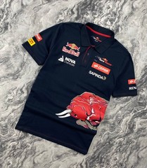Vintage Toro Rosso Red Bull Racing Big Logo Men Size XL T Shirt Blue