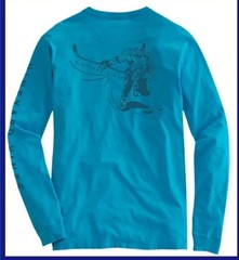 VINEYARD VINES TAKE THE SHOT LS POCKET TEE Size Large MRSP $49.50 NWT