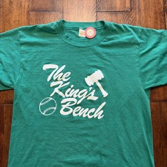 Vintage The King’s Bench Shirt Mens Large Fits Smaller Graphic Tee T-Shirt