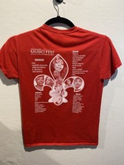 2014 New Orleans Music Festival 20th Anniversary Prince Nas Red Small Shirt