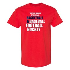 Four Seasons of Michigan T-Shirt