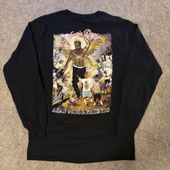 ASAP Mob Yams Day 2020 Long Sleeve Graphic T-Shirt Black Mens Medium Concert Rap