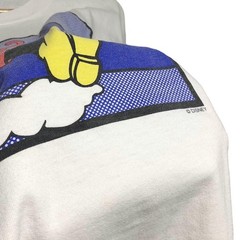 Vintage 80s 90s Mickey Mouse Roy Lichtenstein Art T-Shirt Disney XL White