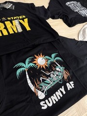 Lot Of 10 Patriotic / Military Shirts 9xXL, 1xL (Grunt Style/ Hero company/etc)