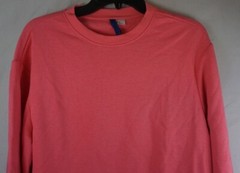 Men’s H&M Divided Pink Long Sleeve Sweat Shirt Sz XS NWOTags