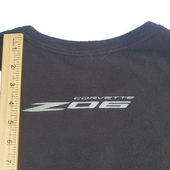 Chevrolet Corvette C8 Z06 Silhouette T Shirt Mens Large Black District