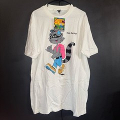 Vintage 80s Nature T Shirt Raccoon Sherrys Best Palm Springs New With Tags XL