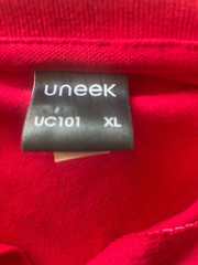 Uneek Mens Short Sleeve shirt xl Red