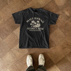 Maui Hawaii Souvenir Black T Shirt