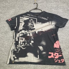 Marc Ecko Star Wars Darth Vader Shirt Mens XL Black y2k Cut & Sew Graphic Tee