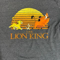 DISNEY the Lion King Vintage Style Movie T Shirt Simba Pumba Large