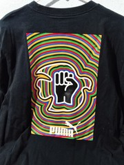 Puma Tshirt Power Through Peace rare Promotional T-Shirt 3xlarge: c102