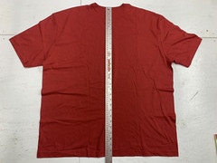 American Apparel Sustainable Collection Unisex Vneck T-shirt 100% cotton Red 2XL