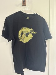 Panda Shirt Mens Medium Black Short Sleeve Crew Neck