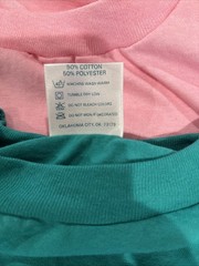 7 Vintage Blank Shirts SZ XL Made In USA Single Stitch 50/50 Great Array Colors
