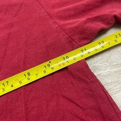 Vintage Fruit Of The Loom Blank Red T Shirt Pocket XL Cotton Easy To Wear