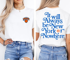 New York Or Nowhere Streetwear,Vintage front and back New York Basketball Shirt
