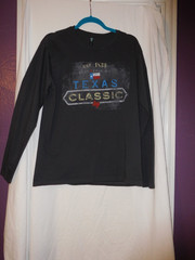District Made Charcoal Gray Texas Long Sleeve Shirt Size Medium
