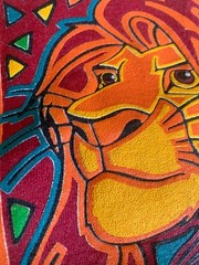 VTG 90s Disney THE LION KING Movie Mufasa Simba 90s M-L T-Shirt