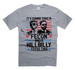 Trump Vance Shirt Felon Hillbilly Shirt Funny Political Gifts Republican Gifts