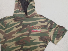 Eighty Eight Hoodie Men Size L California Republic Embroidered Camo No STRING