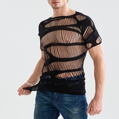 Men Mesh Tops Hollow Out Underwear Brand New Condition Comfortable Fit