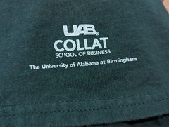UAB Blazers 2 T SHIRTS (Large) Gang Green & Collat School of Business Birmingham