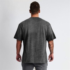 Zonbailon Mens Tshirt O-neck Cotton Breathable Short Sleeve Summer Plus Size